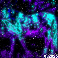 Standing Space Horse