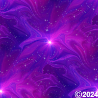 Stars Flaring Purple